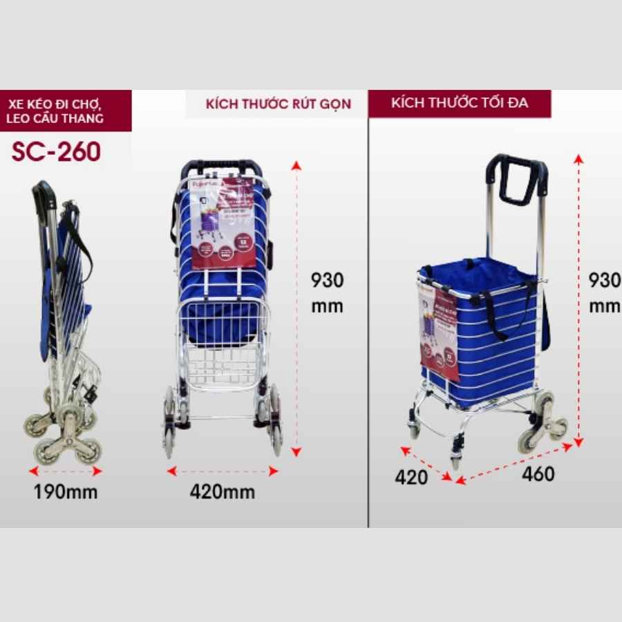 Xe đẩy hàng Fujihome SC-260