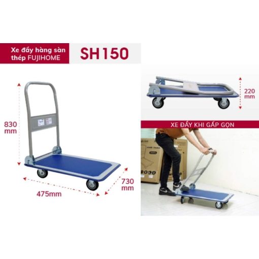 Xe đẩy hàng Fujihome SH150