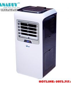 Mặt trái máy lạnh, máy điều hòa di động thông minh FujiE MPAC12B