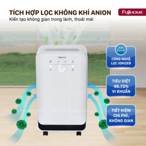 Máy hút ẩm dân dụng Fujihome DH10
