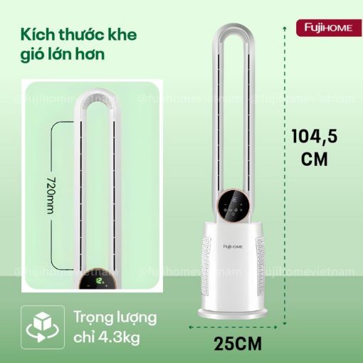 Quạt không cánh Fujihome BF-03R