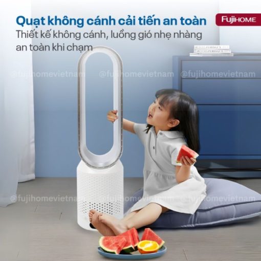 Quạt Không Cánh Fujihome BF16 - An Toàn, Hiện Đại, Tiết Kiệm Điện