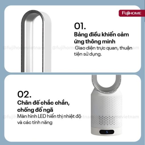 Quạt Không Cánh Fujihome BF16