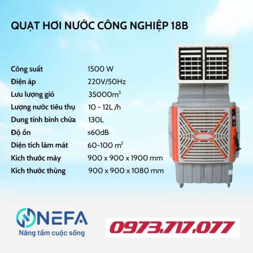 Quạt hơi nước công nghiệp 18B
