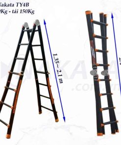 Thang nhôm rút trượt Nakata TY4B