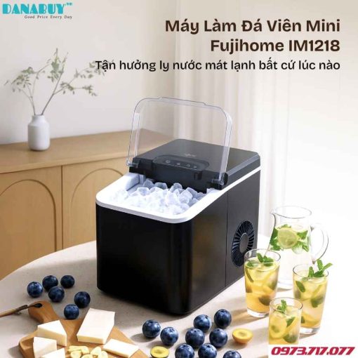Máy làm đá viên Fujihome IM1218 mini