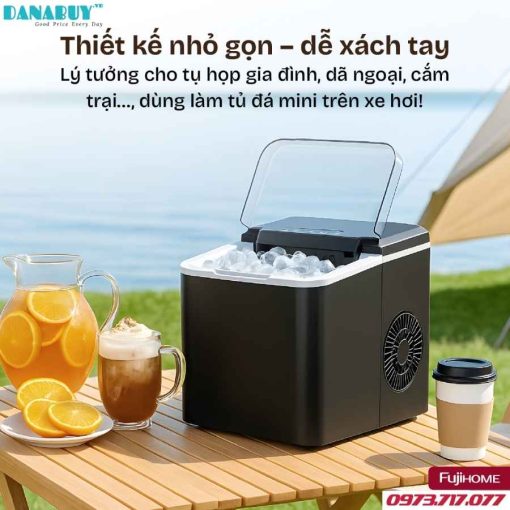 Máy làm đá viên Fujihome IM1218 mini