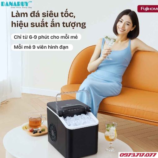 Máy làm đá viên Fujihome IM1218 mini