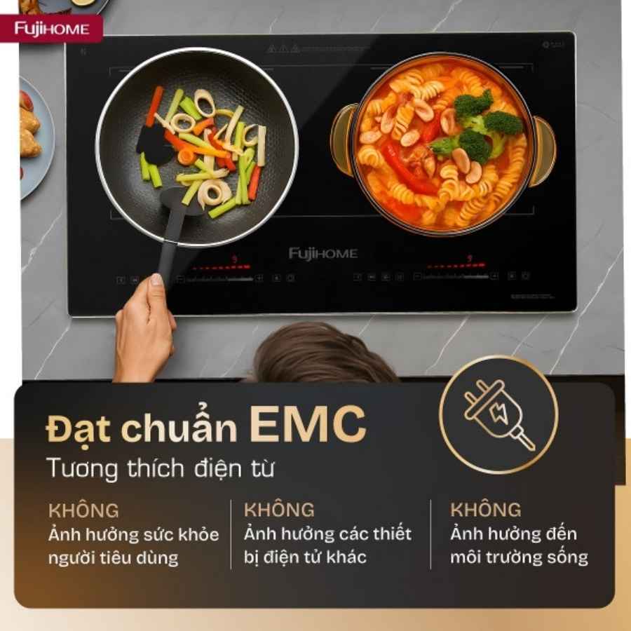 Bếp từ đôi Fujihome IC2622 2 Bếp từ đôi Fujihome IC2622