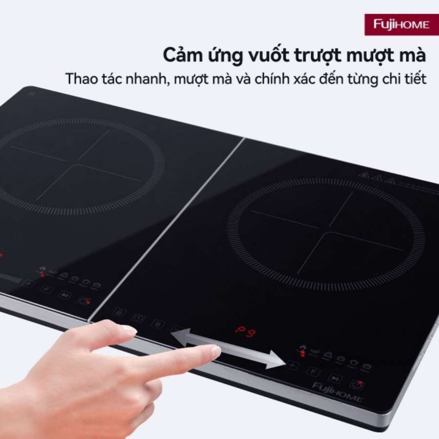 Bếp Từ Đôi Fujihome IC2123 6 bep tu doi fujihome ic2123 5