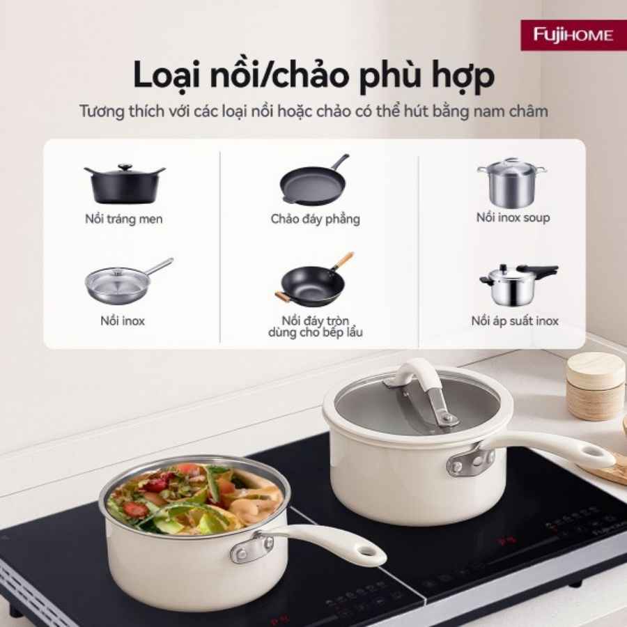 Bếp Từ Đôi Fujihome IC2123 7 Bếp từ đôi Fujihome IC2123