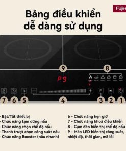 Bếp Từ Đôi Fujihome IC2123 17 Bếp từ đôi Fujihome IC2123