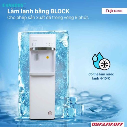 Cây nước nóng lạnh bình âm kèm chức năng làm đá Fujihome WD628C-IM