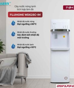 Cây nước nóng lạnh bình âm kèm chức năng làm đá Fujihome WD628C-IM