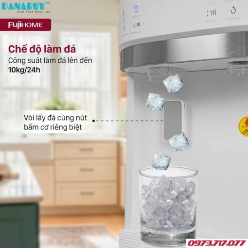 Cây nước nóng lạnh bình âm kèm chức năng làm đá Fujihome WD628C-IM