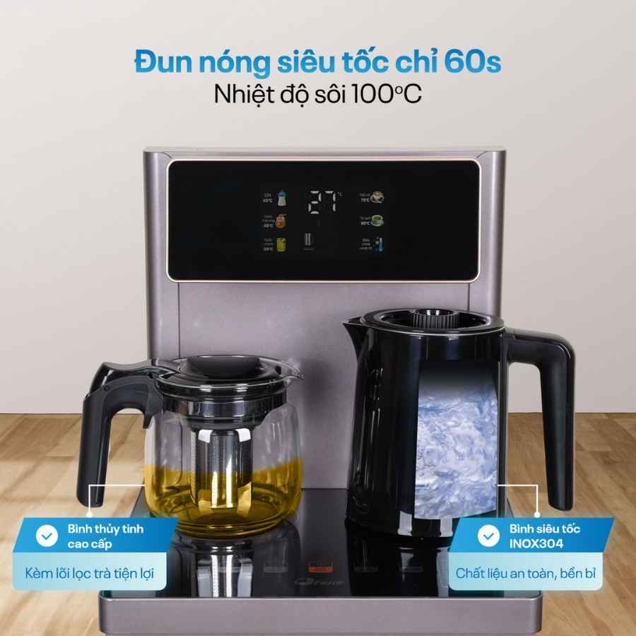 Cây nước nóng lạnh FujiE TB245 bàn trà cafe