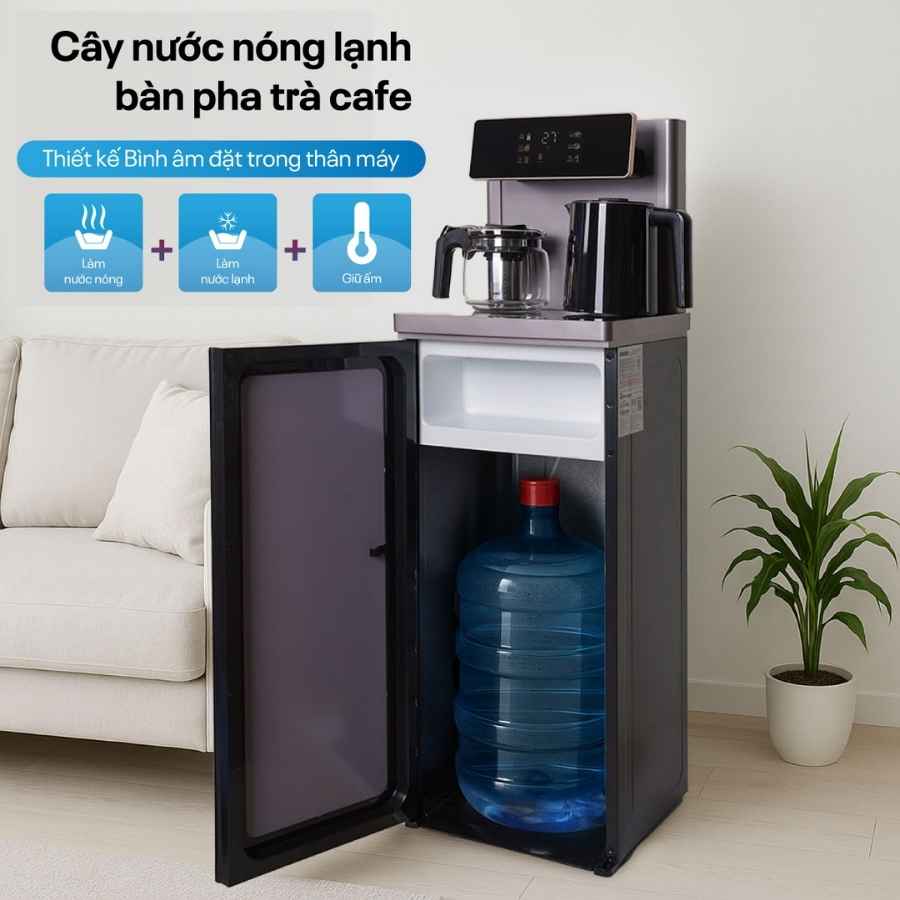 Cây nước nóng lạnh FujiE TB245 bàn trà cafe