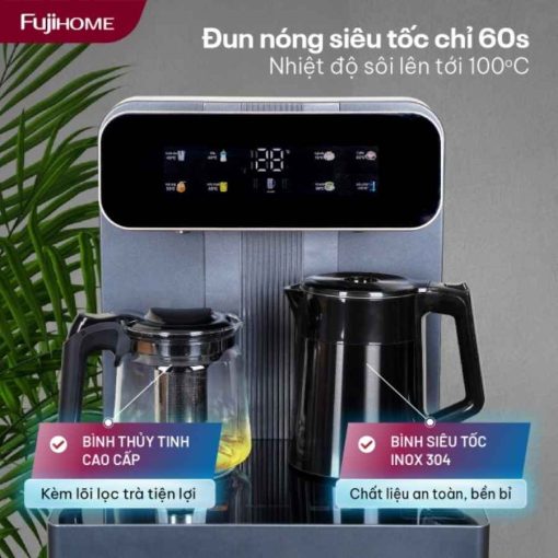 Cây nước nóng lạnh Fujihome TB243A bàn pha trà, cafe