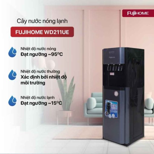 Cây nước nóng lạnh Fujihome WD211UE bình âm