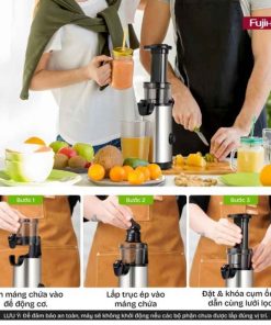 Máy ép chậm mini Fujihome SJ08