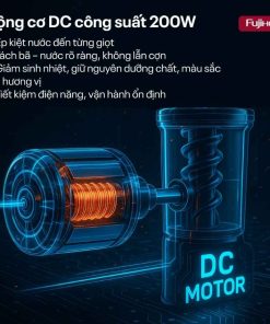 Máy ép nguyên quả Fujihome SJ50C