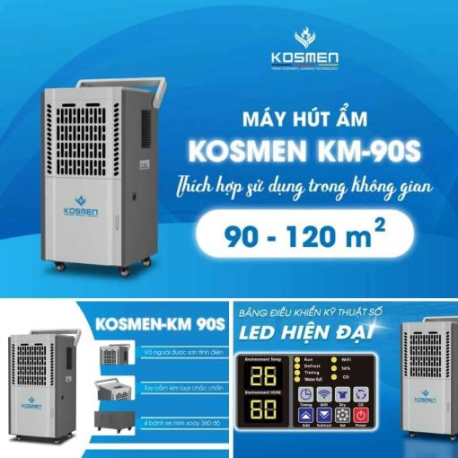 Máy hút ẩm công nghiệp kosmen km-90s