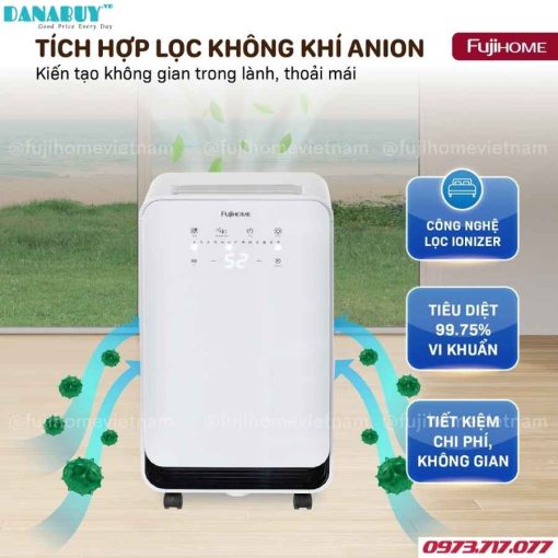 Máy hút ẩm dân dụng Fujihome DH12NEW
