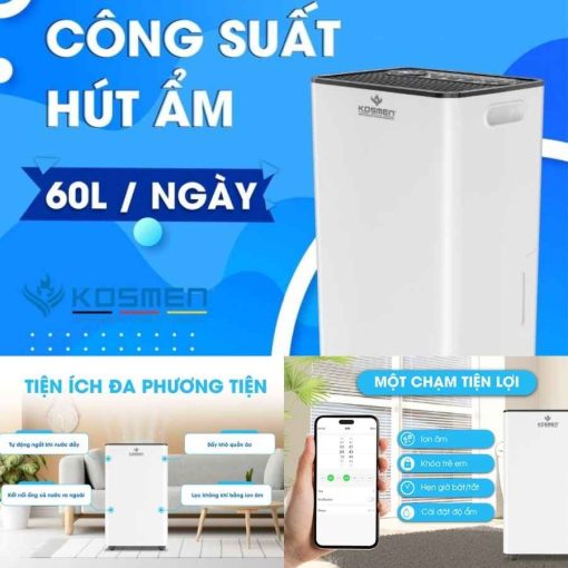 Máy hút ẩm Kosmen KM-60S