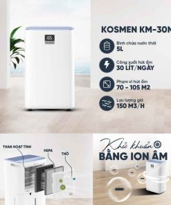 Máy hút ẩm và lọc không khí Kosmen KM-30N