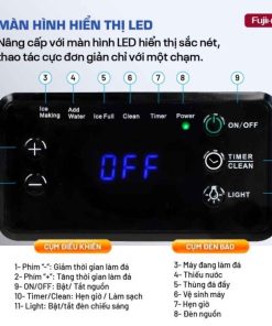 Máy làm đá Fujihome IM70C kèm lọc nước UF