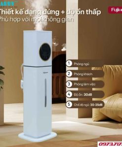 Máy tạo ẩm, xông tinh dầu, khử khuẩn UV dung tích lớn Fujihome HM09UV1