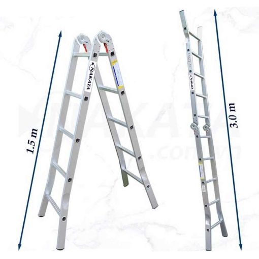 Thang nhôm Chữ A 1M5 Nakata VN15
