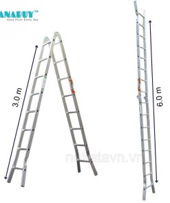 Thang nhôm chữ A 3m Nakata VN30