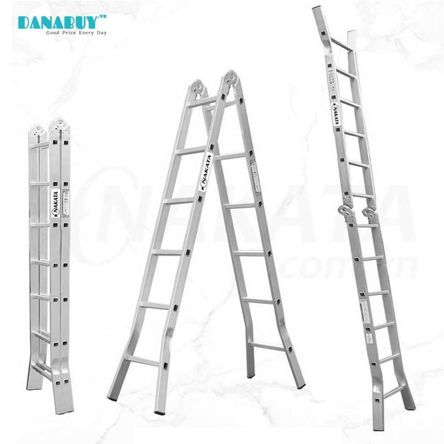 Thang nhôm chữ A 2m Nakata VN20