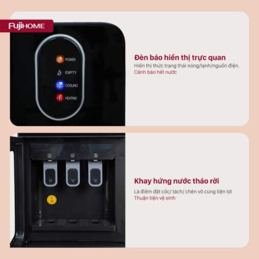 Cây nước nóng lạnh Fujihome WD11EC 3 Vòi