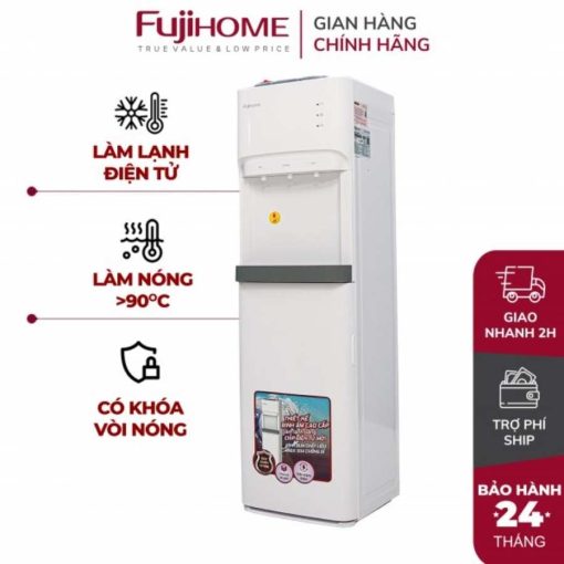 Cây nước nóng lạnh Fujihome WD606ES bình âm cao cấp