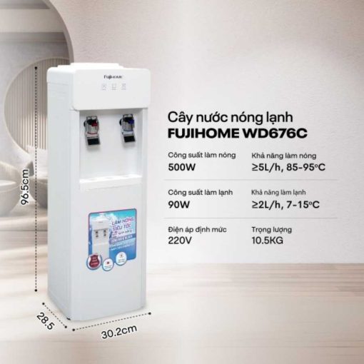 Cây nước nóng lạnh Fujihome WD676C