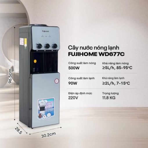 Cây nước nóng lạnh Fujihome WD677C