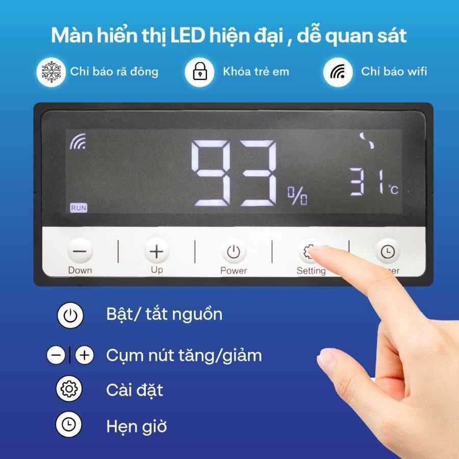 Máy hút ẩm công nghiệp FujiE HM-6960EN 3 pha