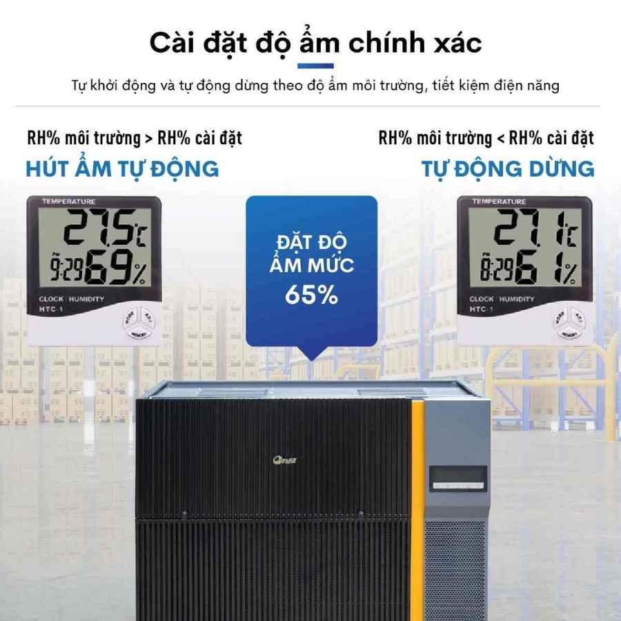 Máy hút ẩm công nghiệp FujiE HM-6960EN 3 pha