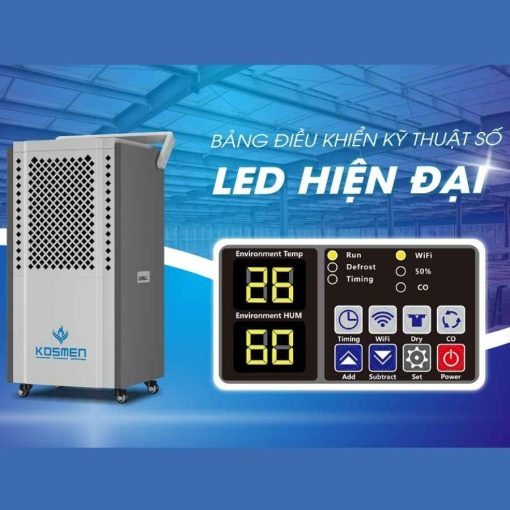 Máy hút ẩm công nghiệp Kosmen KM-150S hút ẩm 150 lít/ngày