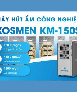 Máy hút ẩm công nghiệp Kosmen KM-150S hút ẩm 150 lít/ngày