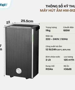 Máy hút ẩm FujiE HM-912ED