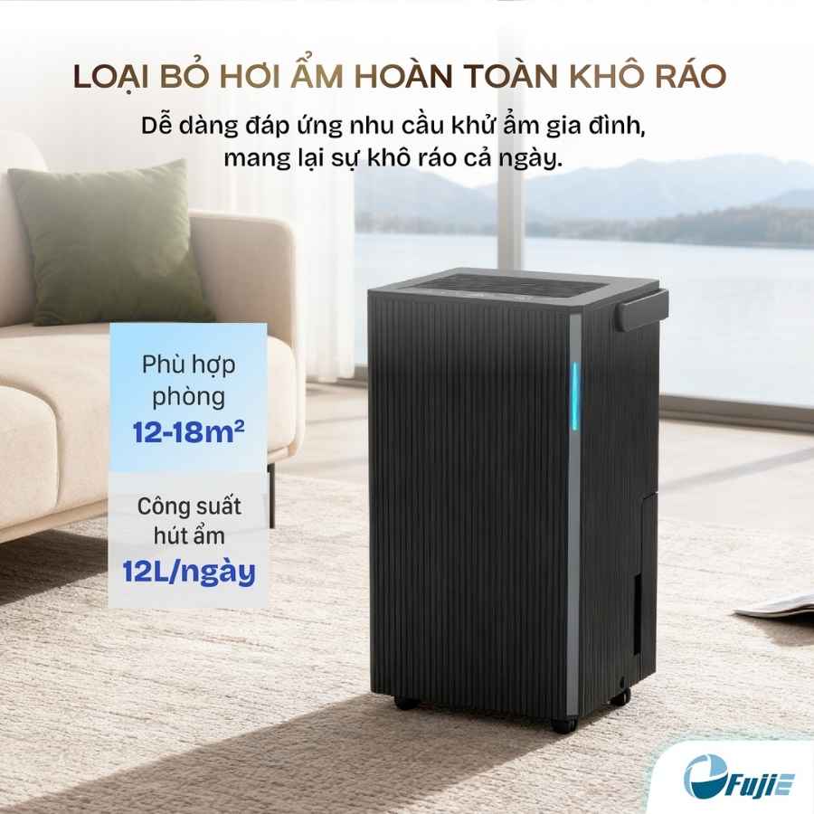 Máy hút ẩm FujiE HM-912ED 15 Máy hút ẩm FujiE HM-912ED