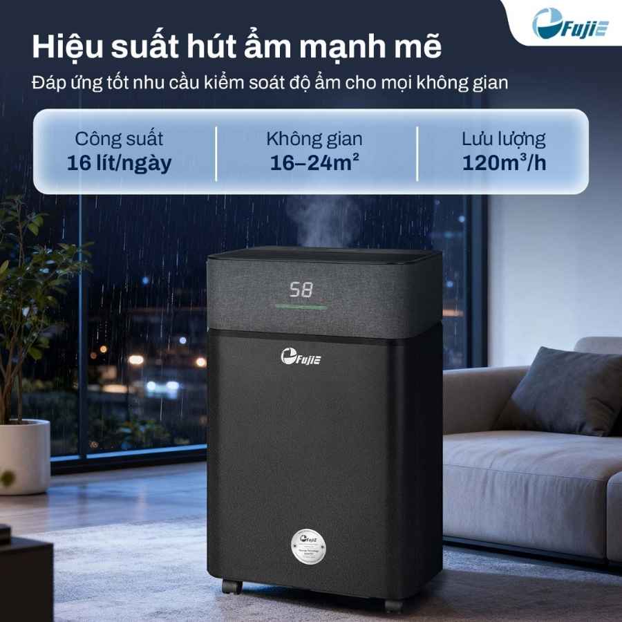 Máy hút ẩm FujiE HM-916ED
