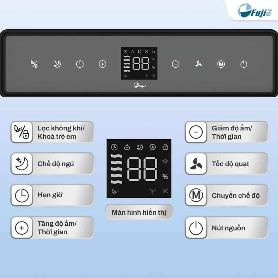Máy hút ẩm FujiE HM-924ED