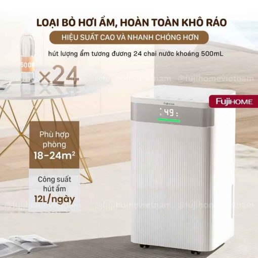 Máy hút ẩm Fujihome DH12NW