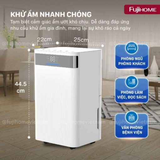 Máy hút ẩm Fujihome DH12NW