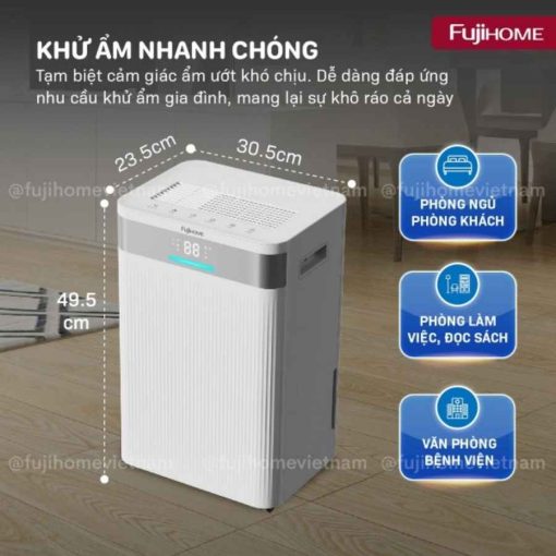 Máy hút ẩm Fujihome DH16NW