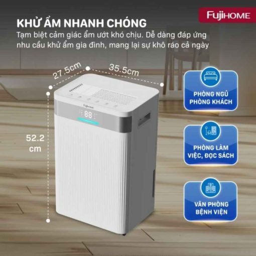 Máy hút ẩm Fujihome DH30NW
